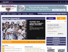 Tablet Screenshot of baseballhq.com